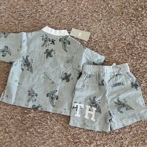 Kith Kids Matching Set in Black and White